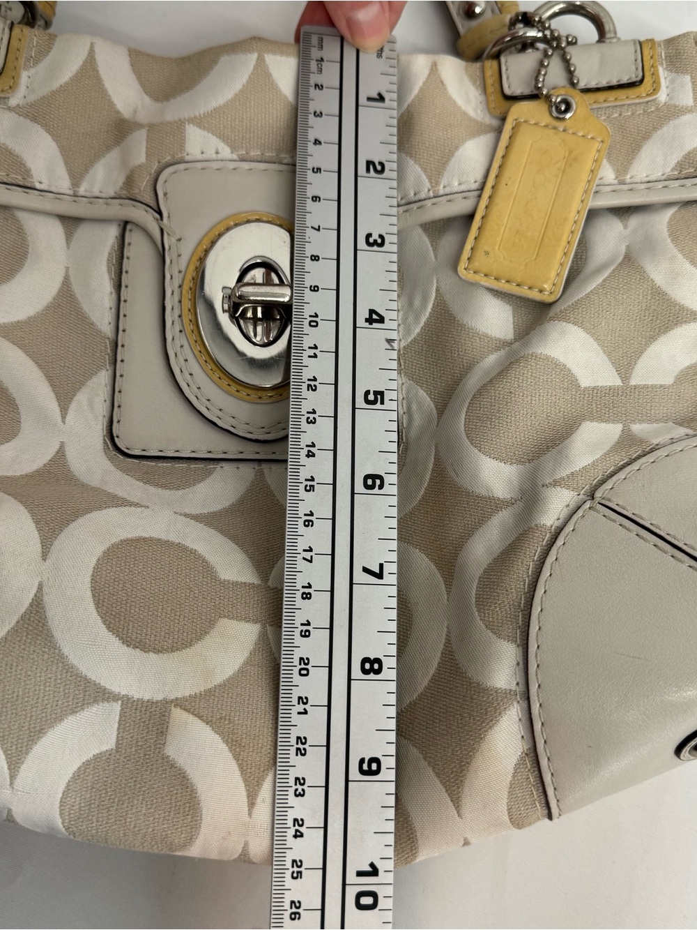 COACH 14515 Peyton Op Art Carryall Satchel Bag - Picture 14 of 16
